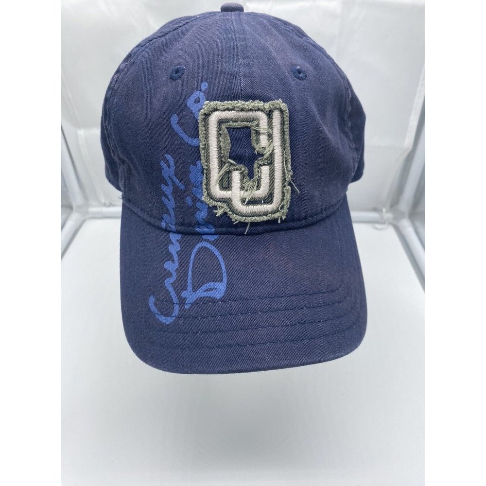 Cremieux Premium Jeans Blue Cap Hat Flex-Fit Stretch OSFM L/XL Cotton Blend